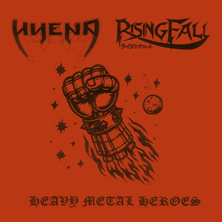 the album cover for Hyena - Heavy Metal Heroes