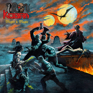 the album cover for Iron Kobra - Might & Magic