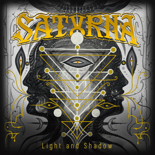 the album cover for Saturna - Light And Shadow