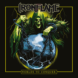 the album cover for Ironflame - Worlds To Conquer [Colored Vinyl]