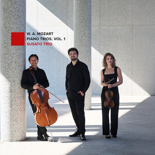 the album cover for Susato Trio - Mozart: Pno Trios Vol. 1