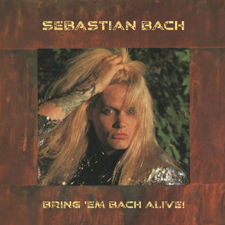 the album cover for Sebastian Bach - Bring 'em Bach Alive: Tokyo 1998 [Clear Vinyl] (Gol)