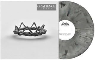 the album cover for Gradience - Anomaly [Grey Black Marbled]