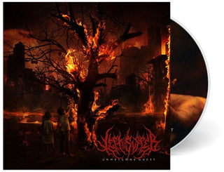 the album cover for Left to Suffer - Unwelcome Guest