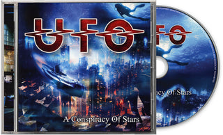 the album cover for UFO - A Conspiracy Of Stars