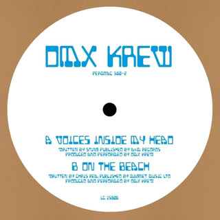 the album cover for Dmx Krew - Voices Inside My Head On The Beach