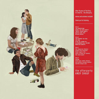 the album cover for Andy Shauf - Party [Indie Exclusive] 10th Anniversary [Clear Vinyl] (Aniv) [Indie Exclusive]