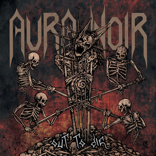 the album cover for Aura Noir - Out To Die