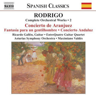 the album cover for Rodrigo / Gallen / Valdes / Asturias So - Complete Orchestral Works 2