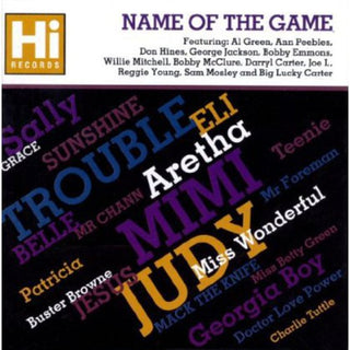 the album cover for Name Of The Game - Name Of The Game