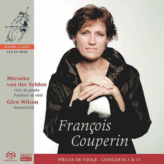 the album cover for F. COUPERIN - Pieces de Viole: Concerts 3 & 11