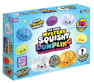 RMS® Crazy Fun™ Dumpling Advent Squishy Calendar 2026 (24 Mystery Squishy Dumplings)