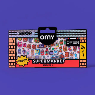 OMY Supermarket Boutique Stickers