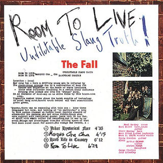 the album cover for The Fall - Room to Live