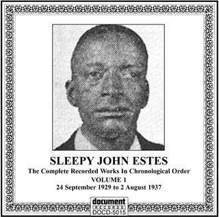 the album cover for Sleepy Estes John - Complete Recorded 1