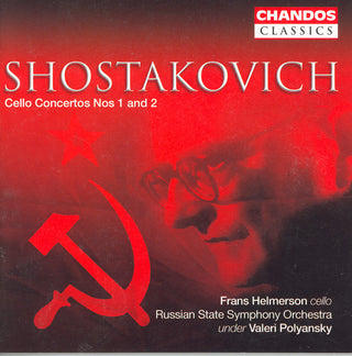 the album cover for FRANS HELMERSON - Cello Concerto 1 & 2