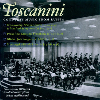 the album cover for Maria Pinzon - Toscanini Conducts Music from Russia