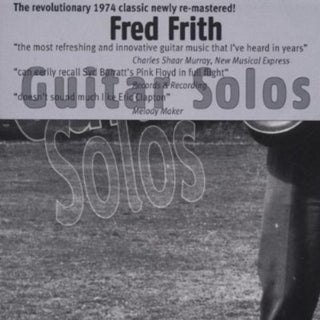 the album cover for Fred Frith - Guitar Solos