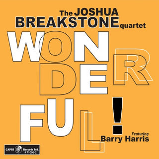 Joshua & Barry Harris Breakstone- Wonderful! (CD) (PREORDER)