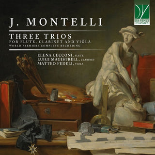 Elena & Luigi Magistrelli & Matteo Fedeli Cecconi- J. Montelli: Three Trios for Flute, Clarinet & Viola (CD) (PREORDER)
