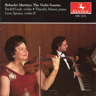 Martinu / Spierer / Lack / Hester- Violin Sonatas