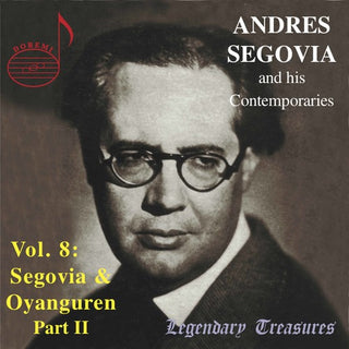 the album cover for AndrÃ©s Segovia - His Contemporaries 8