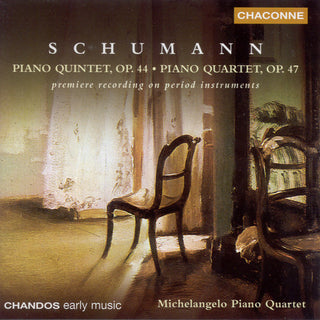 the album cover for Michelangelo Piano Quartet - Piano Quintet in E-Flat / Piano Quartet in E-Flat