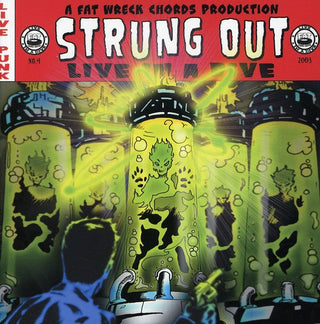the album cover for Strung Out - Live in a Dive
