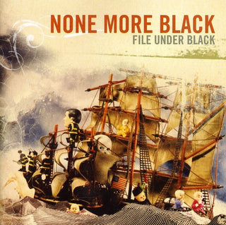 the album cover for None More Black - File Under Black