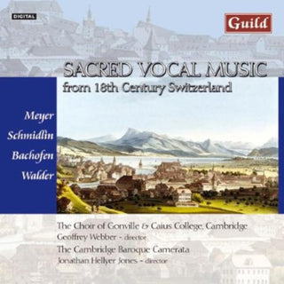 the album cover for Sacred Vocal Music From 18th C - Sacred Vocal Music 18th Ctry Switzerland / Various