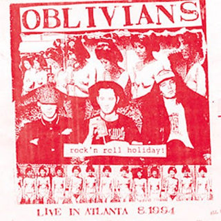 the album cover for Oblivians - Rock N' Roll Holiday: Live In Atlanta