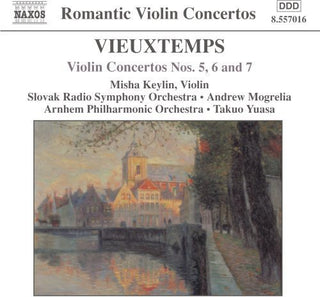 the album cover for Misha Keylin - Violin Concertos 5 6 & 7