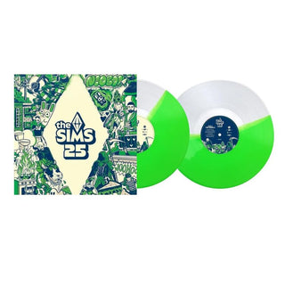The Sims 25 Soundtrack (Australian Pressing, Half Clear/Half Neon Green Vinyl)(Sealed)