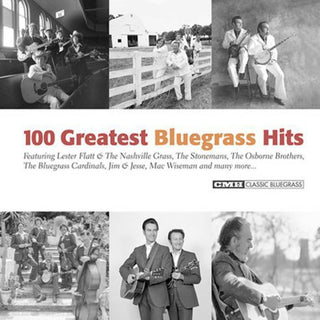 the album cover for 100 Greatest Bluegrass Hits - 100 Greatest Bluegrass Hits