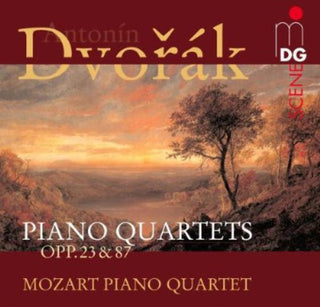 the album cover for A. DVORAK - Piano Quartets Op 23 & 87