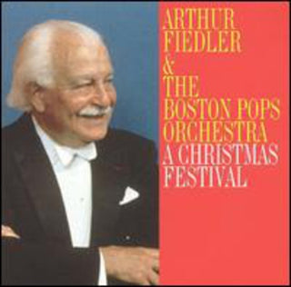 the album cover for Fiedler & Boston Pop - Xmas Festival