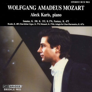 the album cover for ALECK KARIS - Piano Sonatas in a / Fantasy in C