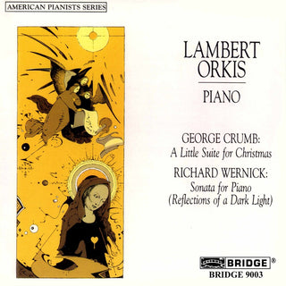 the album cover for LAMBERT ORKIS - Works for Piano