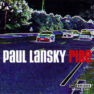 the album cover for Paul Lansky - Ride