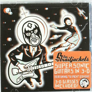 the album cover for Los Straitjackets - Supersonic Guitars In 3-D