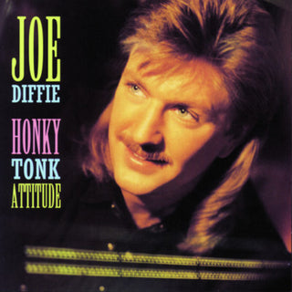 the album cover for Joe Diffie - Honky Tonk Attitude