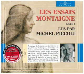 the album cover for Michel Piccoli - Les Essais Montaigne Livre 1