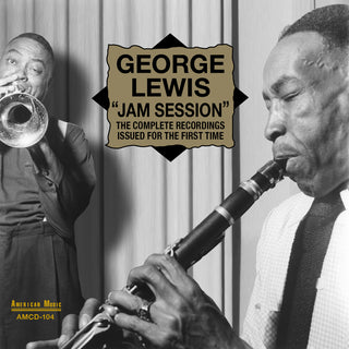 the album cover for George Lewis - Jam Session