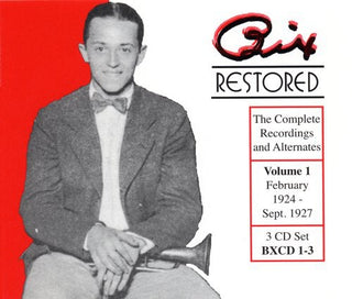 the album cover for Bix Beiderbecke - Restored Bix 1