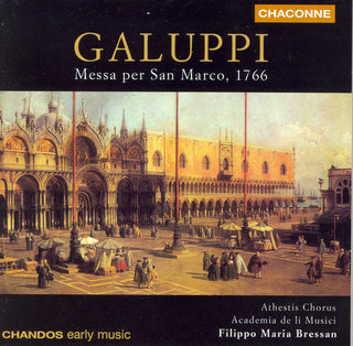 the album cover for A. Calegari - Messe Per San Marco 1766