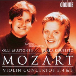 the album cover for Pekka Kuusisto - Violin Concertos 3 4 & 5
