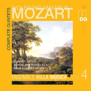 the album cover for W.A. Mozart - Quintets 4 / Quartet / Adagio & Rondo