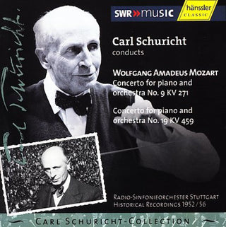 the album cover for W.A. Mozart - Piano Concertos 9 & 19