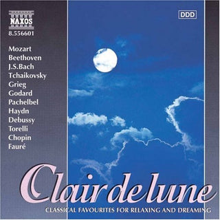the album cover for Night Music 1 Clair De Lune / Various - Night Music 1: Clair de Lune / Various