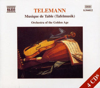 the album cover for G.P. Telemann - Musique de Table